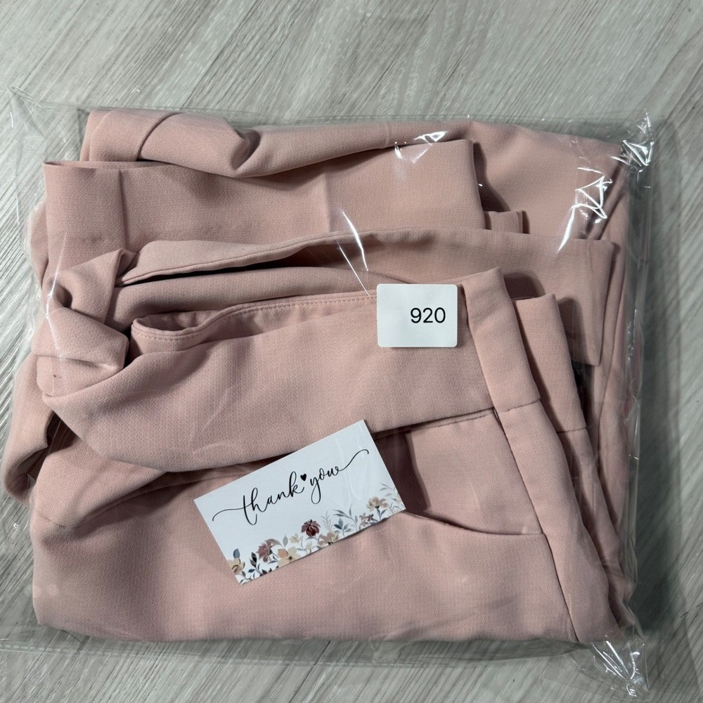 Ann Taylor Factory Pink Tie Waist Wide Leg Dress Pants Trousers 14 - Picture 11 of 11